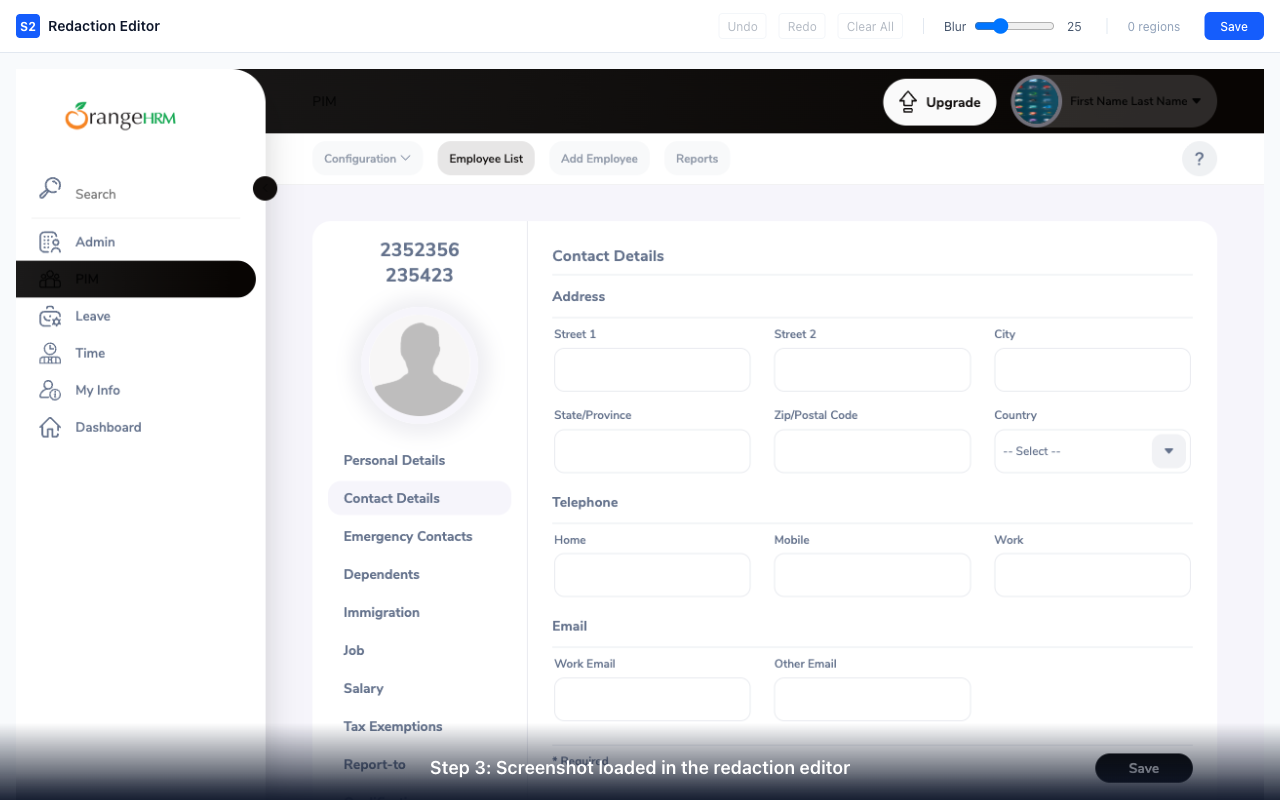 Editor — Screenshot Loaded