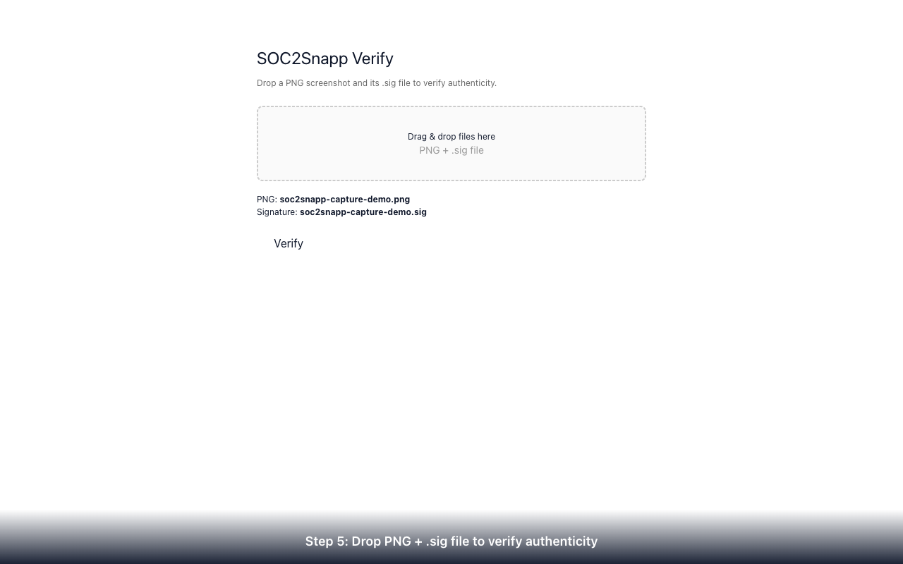 Verify — Files Loaded